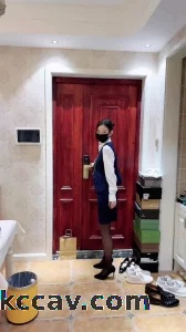 空姐下班回家伺候主人