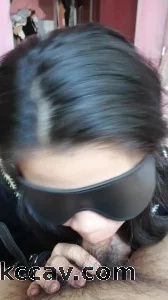 原创SM老婆蒙眼口交