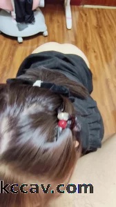 爱死媳妇儿的少女妆，黑色高跟，最后口爆