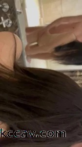 卫生间后入大长腿！